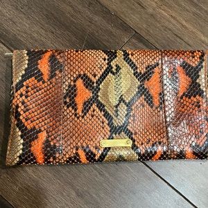 Michael Kors Runway Collection Python Clutch